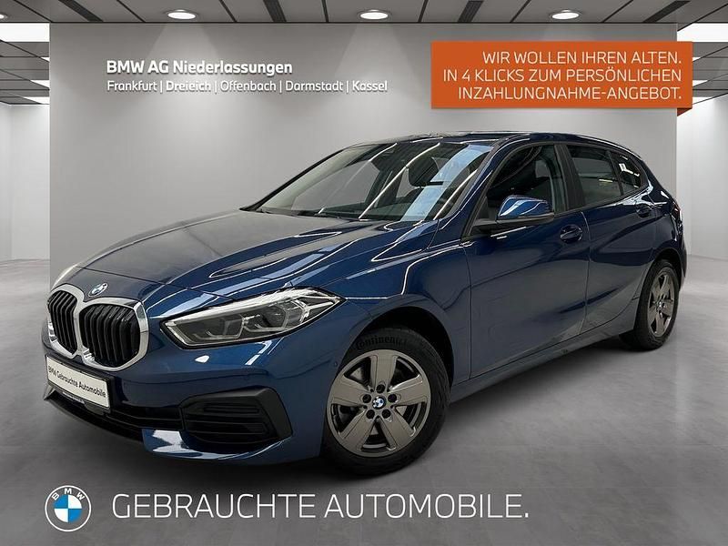 Blau Gebraucht 2022 BMW 118 Advantage Kleinwagen | 21.280 € (Fairer Preis) - Bild 1/4