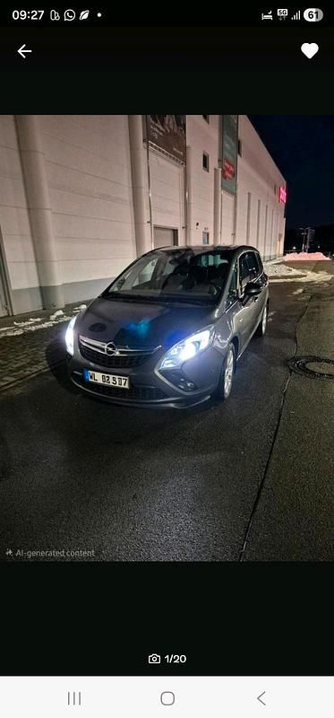 Gebraucht Opel Zafira 165 PS (121 kW) 2012 Grau Van / Kleinbus