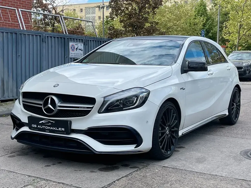 Gebraucht Mercedes A45 AMG AMG 381 PS (280 kW) 2016 Weiß Kleinwagen