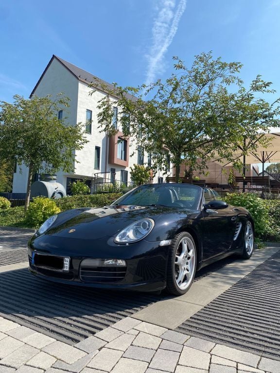 Schwarz Gebraucht 2006 Porsche Boxster S Cabrio | 27.987 € (Guter Preis) - Bild 1/4