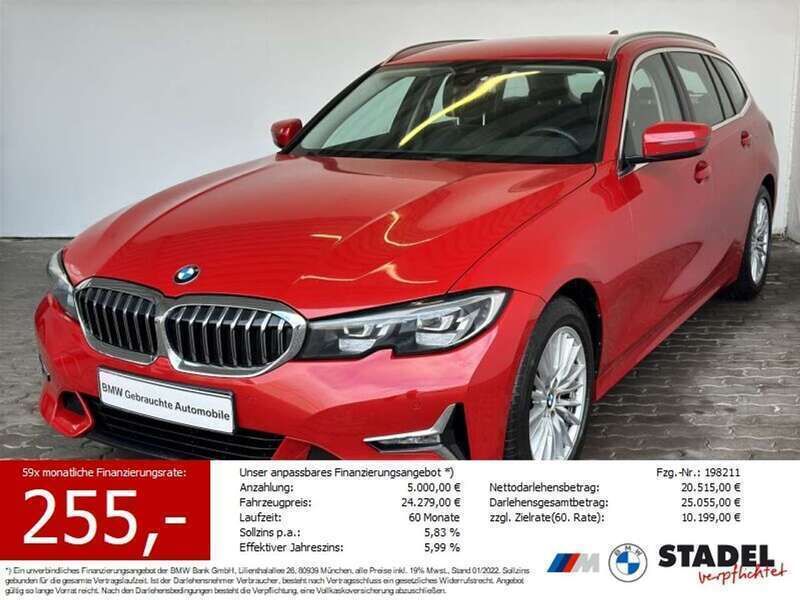 Melbournerot metallic Gebraucht 2020 BMW 320 Luxury Line Kombi | 22.389 € (Guter Preis) - Bild 1/4