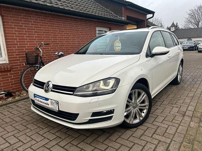 Weiß Gebraucht 2013 VW Golf VII Highline Kombi | 9.200 € (Fairer Preis) - Bild 1/4