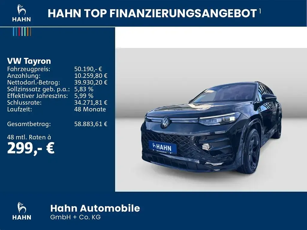 Gebraucht VW Tayron R-line 193 PS (141 kW) 2026 Grenadillschwarz metallic SUV