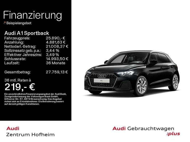 Gebraucht Audi A1 Advanced 116 PS (85 kW) 2025 Mythosschwarz metallic SUV