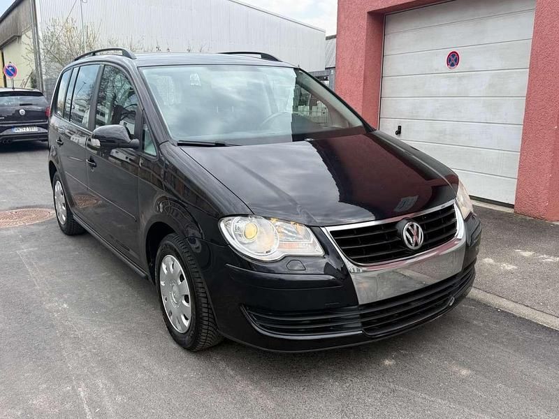 Gebraucht VW Touran Trendline 140 PS (102 kW) 2007 Schwarz Van / Kleinbus