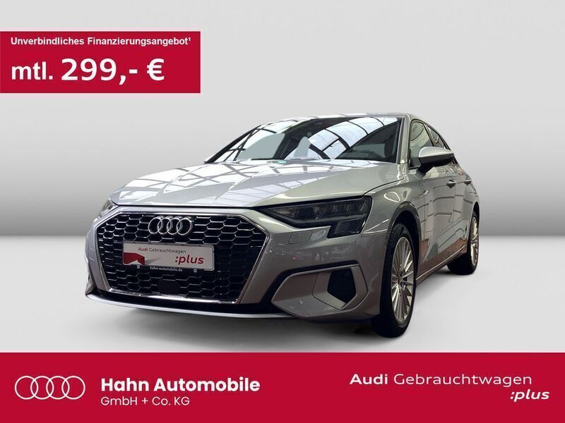 Silber Gebraucht 2024 Audi A3 Sportback Advanced Plus Limousine | 28.430 € (Superpreis) - Bild 1/3