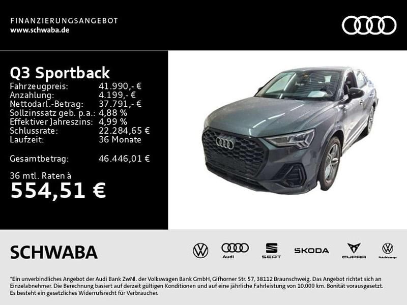 Daytonagrau perleffekt Gebraucht 2022 Audi Q3 S-Line SUV | 41.990 € (Teuer) - Bild 1/4