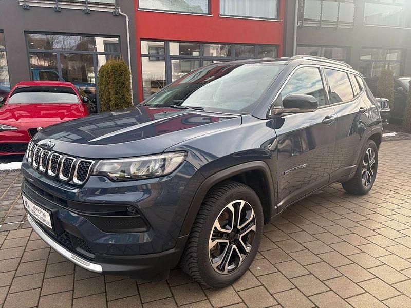 Gebraucht Jeep Compass Limited 131 PS (96 kW) 2021 Blau SUV