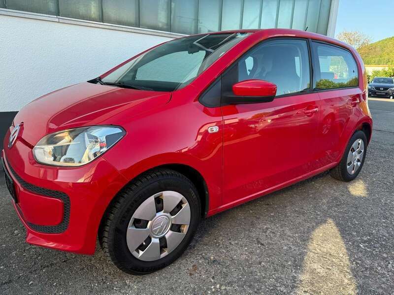 Rot Gebraucht 2014 VW up! move up! Kleinwagen | 5.300 € (Guter Preis) - Bild 1/4