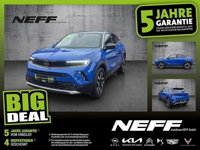 Gebraucht Opel Mokka Elegance 101 PS (74 kW) 2022 Perl blau/voltaic blue SUV