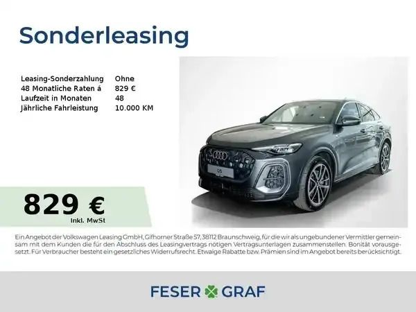 Daytonagrau perleffekt Neu 2025 Audi Q5 Ambiente SUV | 69.990 € (Fairer Preis) - Bild 1/3