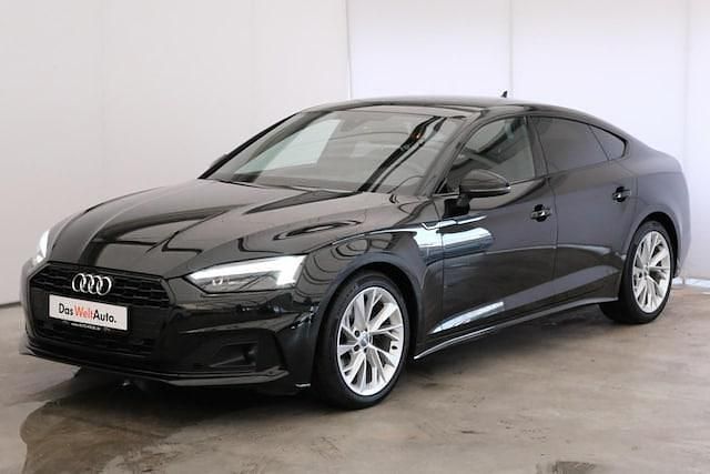 Schwarz metallic Gebraucht 2020 Audi A5 Sportback Advanced Limousine | 32.990 € (Fairer Preis) - Bild 1/4