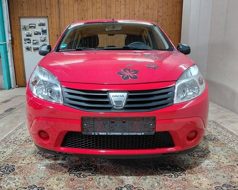 Gebraucht Dacia Sandero 75 PS (55 kW) 2009 Rot Limousine