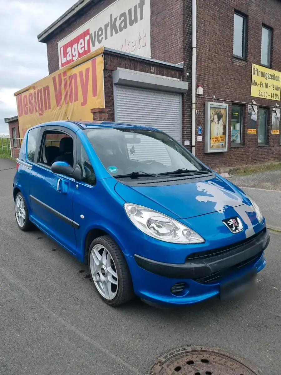 Gebraucht Peugeot 1007 75 PS (55 kW) 2005 Blau Van / Kleinbus