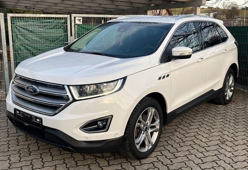 Weiß Gebraucht 2016 Ford Edge Titanium SUV | 10.990 € (Fairer Preis) - Bild 1/4