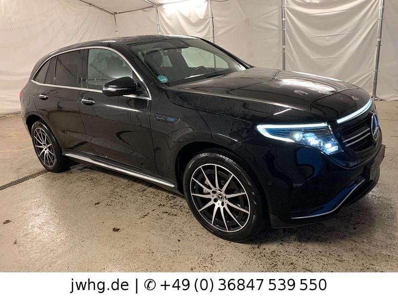 Gebraucht Mercedes EQC400 AMG line 300 kW (408 PS) 2021 Schwarz/baltic black SUV