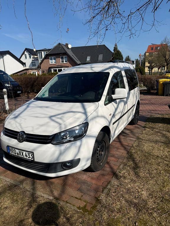 Gebraucht VW Caddy Comfortline 102 PS (75 kW) 2014 Weiß Van / Kleinbus