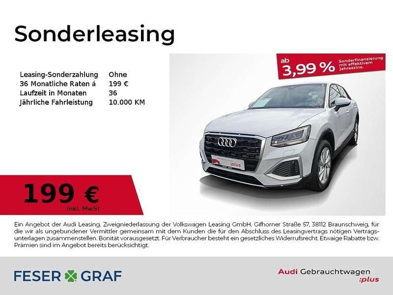 Gletscherweiß metallic Gebraucht 2023 Audi Q2 Advanced Plus SUV | 24.780 € (Superpreis) - Bild 1/2