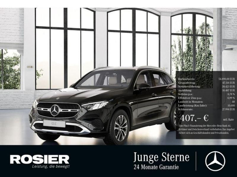 Schwarz / obsidianschwarz Gebraucht 2024 Mercedes GLC220 Advanced Plus SUV | 54.890 € (Superpreis) - Bild 1/4