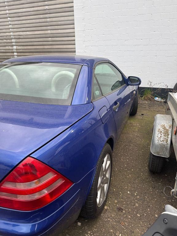 Gebraucht Mercedes SLK200 136 PS (100 kW) 1998 Blau Cabrio