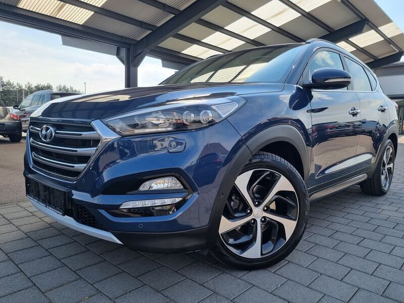 Blau Gebraucht 2017 Hyundai Tucson SUV | 14.990 € (Guter Preis) - Bild 1/4