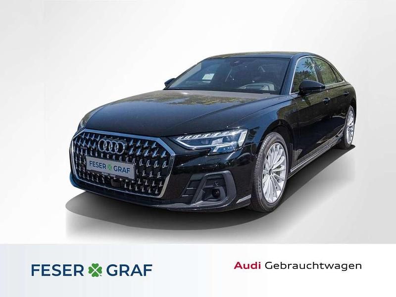 Brillantschwarz Gebraucht 2023 Audi A8 Ambiente Limousine | 64.990 € (Fairer Preis) - Bild 1/4