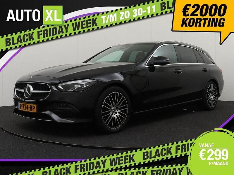 Schwarz Gebraucht 2022 Mercedes C200 Luxury Kombi | 27.044 € (Teuer) - Bild 1/4