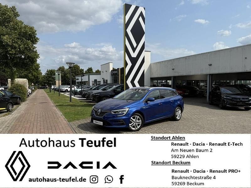 Blau (ironblau metallic) Gebraucht 2023 Renault Mégane IV Techno Kombi | 20.489 € (Guter Preis) - Bild 1/4