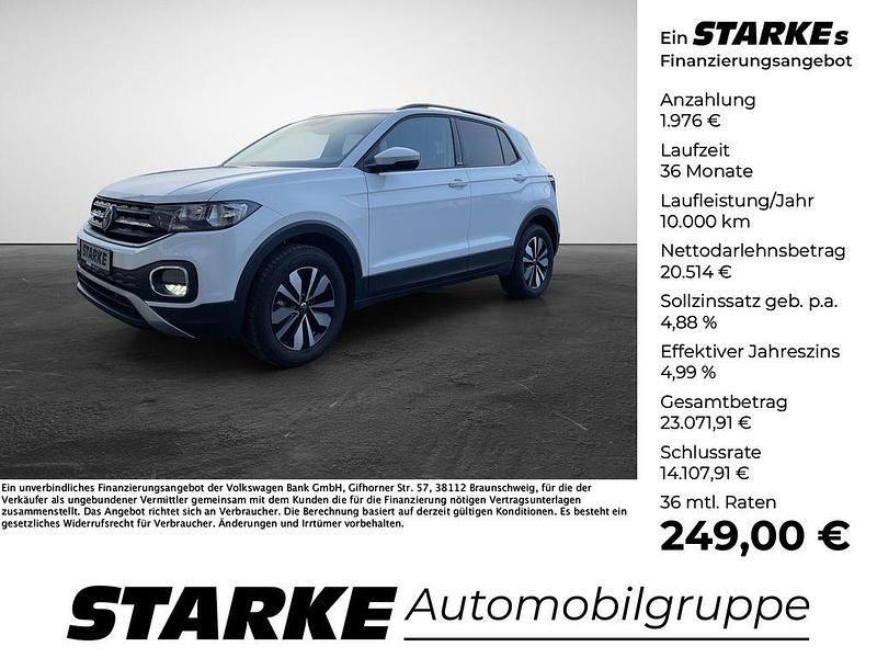Gebraucht VW T-Cross Move 110 PS (80 kW) 2023 Weiß SUV