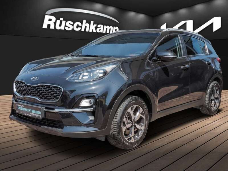 Schwarz Gebraucht 2019 Kia Sportage DREAM-TEAM Edition SUV | 19.880 € (Fairer Preis) - Bild 1/4