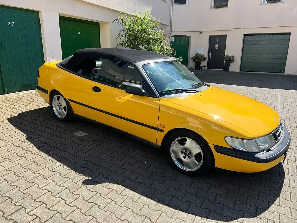 Gebraucht Saab 900 Cabriolet 185 PS (136 kW) 1997 Gelb Cabrio
