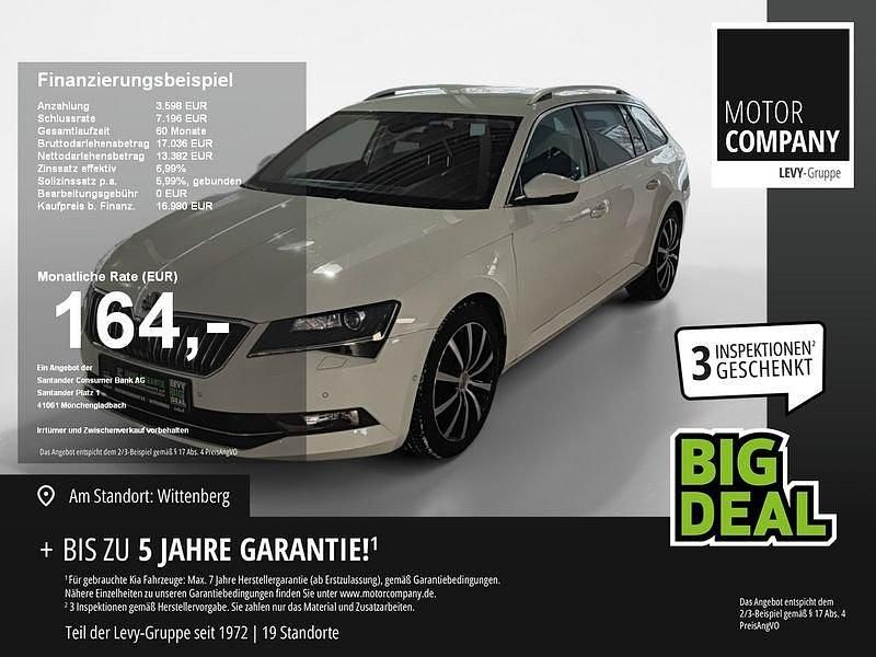 Gebraucht Skoda Superb Style 190 PS (139 kW) 2016 Weiß Kombi