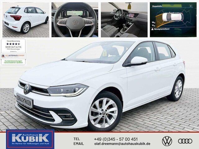 Weiß Gebraucht 2022 VW Polo Style Kleinwagen | 17.450 € (Fairer Preis) - Bild 1/4