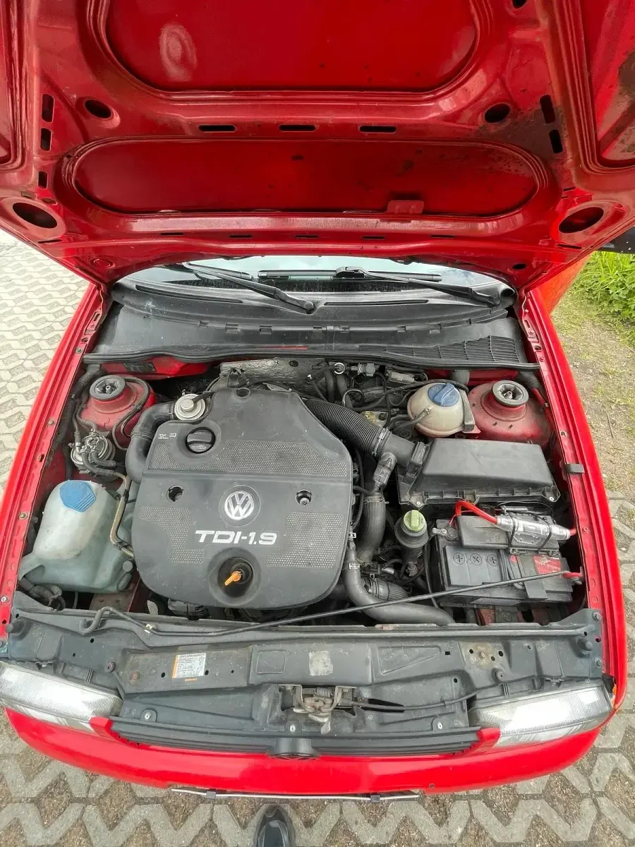 Gebraucht VW Caddy 90 PS (66 kW) 2001 Rot Van / Kleinbus