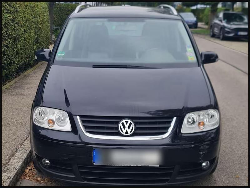 Gebraucht VW Touran 105 PS (77 kW) 2005 Schwarz Van / Kleinbus