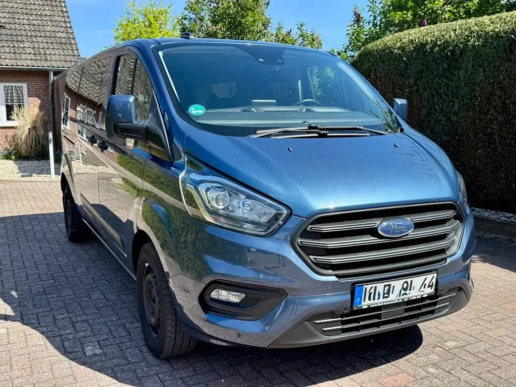 Second-hand Ford Transit Custom 131 CP (96 kW) 2020 Albastru Berlinǎ