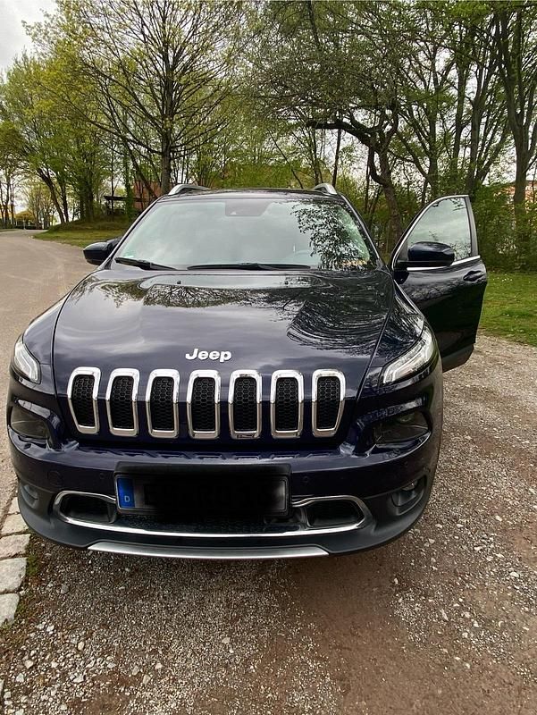 Blau Gebraucht 2016 Jeep Cherokee Limited SUV | 14.300 € (Fairer Preis) - Bild 1/4