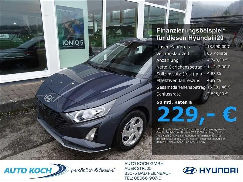 Aurora grey / met) (grau Neu 2025 Hyundai i20 Select Limousine | 18.990 € (Fairer Preis) - Bild 1/4