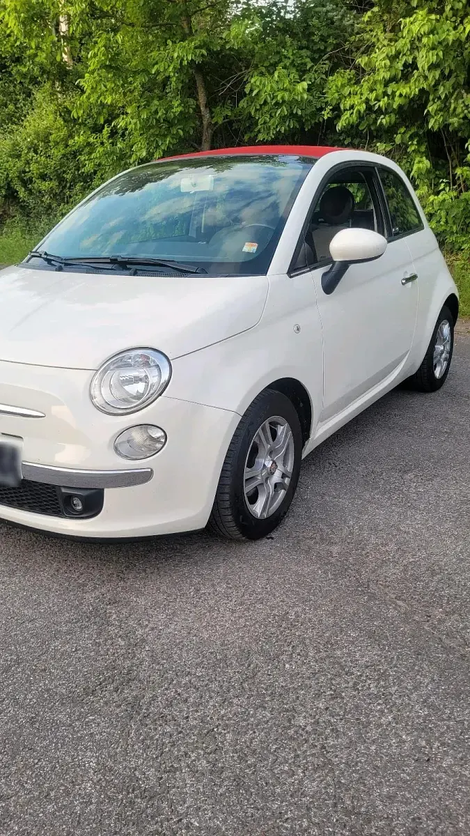 Gebraucht Fiat 500 85 PS (62 kW) 2013 Weiß Cabrio