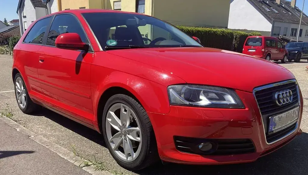 Gebraucht Audi A3 S-Line 125 PS (91 kW) 2009 Rot Kleinwagen