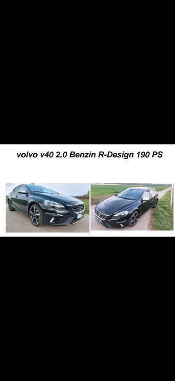 Schwarz Gebraucht 2015 Volvo V40 R-Design Limousine | 9.800 € (Fairer Preis) - Bild 1/4