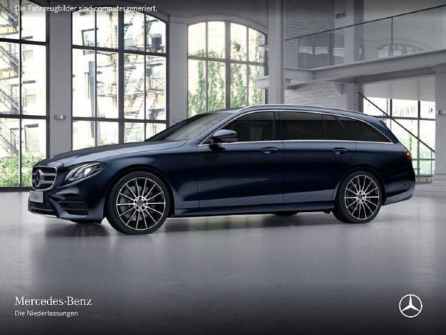 Blau Gebraucht 2020 Mercedes E400 AMG Limousine | 41.490 € (Guter Preis) - Bild 1/4