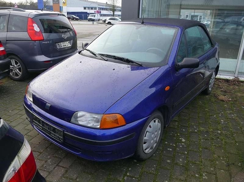 Blau Gebraucht 2000 Fiat Punto Cabriolet Cabrio | 990 € - Bild 1/4
