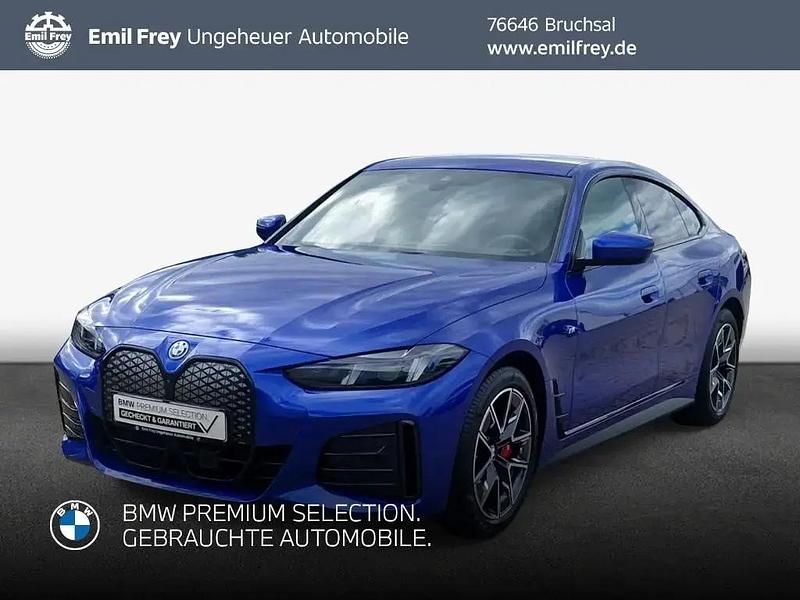 M portimao blau metallic Gebraucht 2024 BMW i4 Performance Limousine | 49.990 € (Fairer Preis) - Bild 1/3