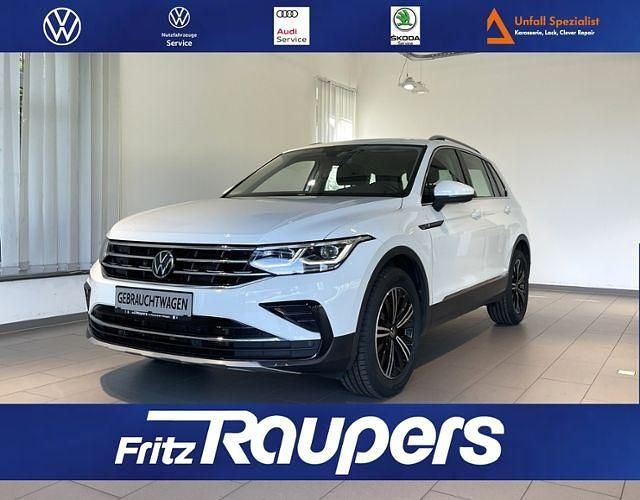 Pure white Gebraucht 2022 VW Tiguan Elegance SUV | 25.750 € (Superpreis) - Bild 1/4