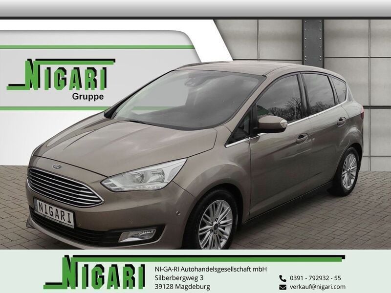 Silber Gebraucht 2018 Ford C-MAX Titanium Van / Kleinbus | 11.490 € (Teuer) - Bild 1/4