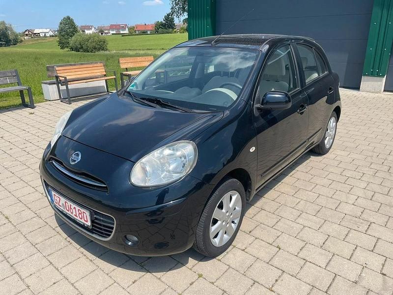 Schwarz Gebraucht 2012 Nissan Micra Visia Kleinwagen | 3.990 € (Fairer Preis) - Bild 1/4