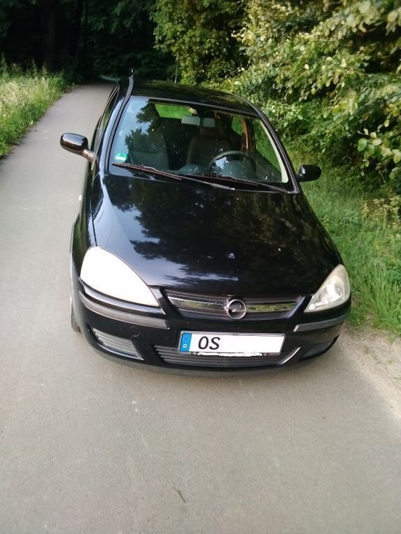 Schwarz Gebraucht 2003 Opel Corsa Limousine | 699 € (Superpreis) - Bild 1/4