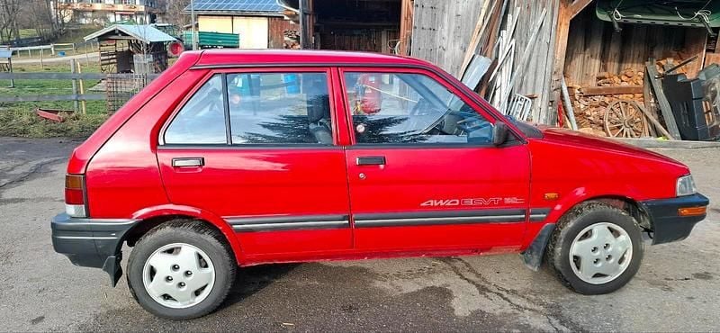 Gebraucht Subaru Justy 75 PS (55 kW) 1994 Rot Kleinwagen