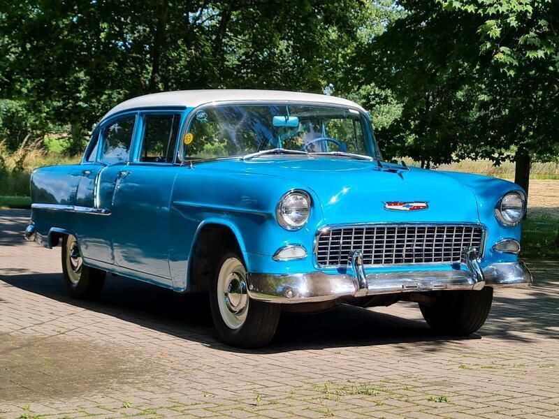 Blau Gebraucht 1955 Chevrolet Bel Air Limousine | 15.900 € - Bild 1/4